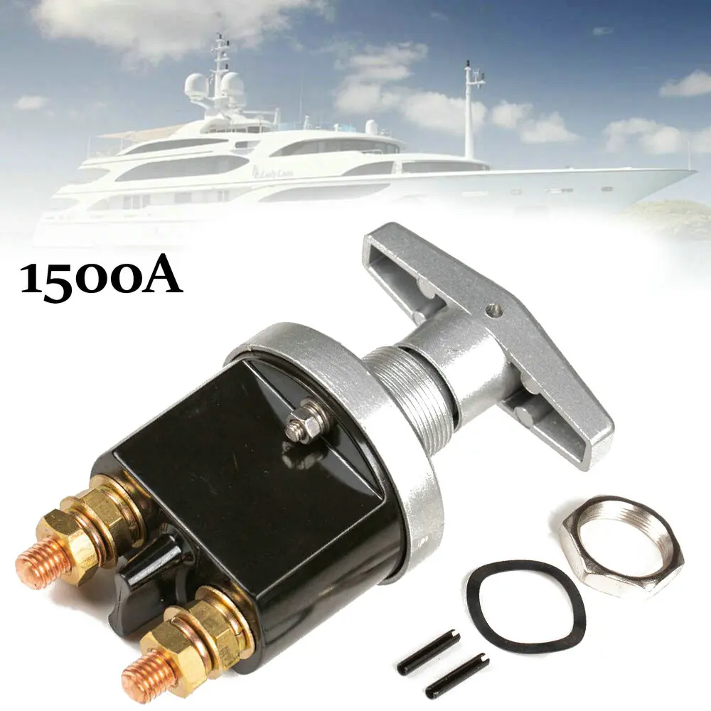 12V 1500A Batterie Interrupteur Isolateur Déconnecter Puissance Tuer Couper Bateau Marin De