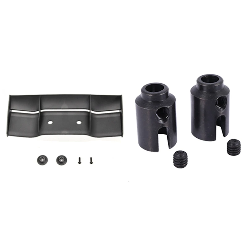 

2 комплекта для JLB Racing CHEETAH 11101 21101 J3 SPEED 1/10 RC автомобильные запчасти: 1 комплект крыльев заднего хода EB1008 и 1 комплект чашек привода EA1045