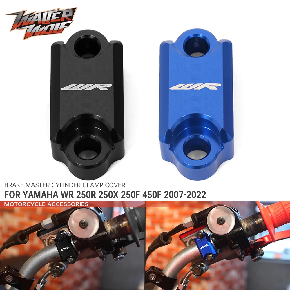 

For YAMAHA WR250R WR250X WR450F WR250F WR 250F WR250 F/X 2007-2022 Brake Master Cylinder Bar Clamp Cover Motorcycle Clamping Cap