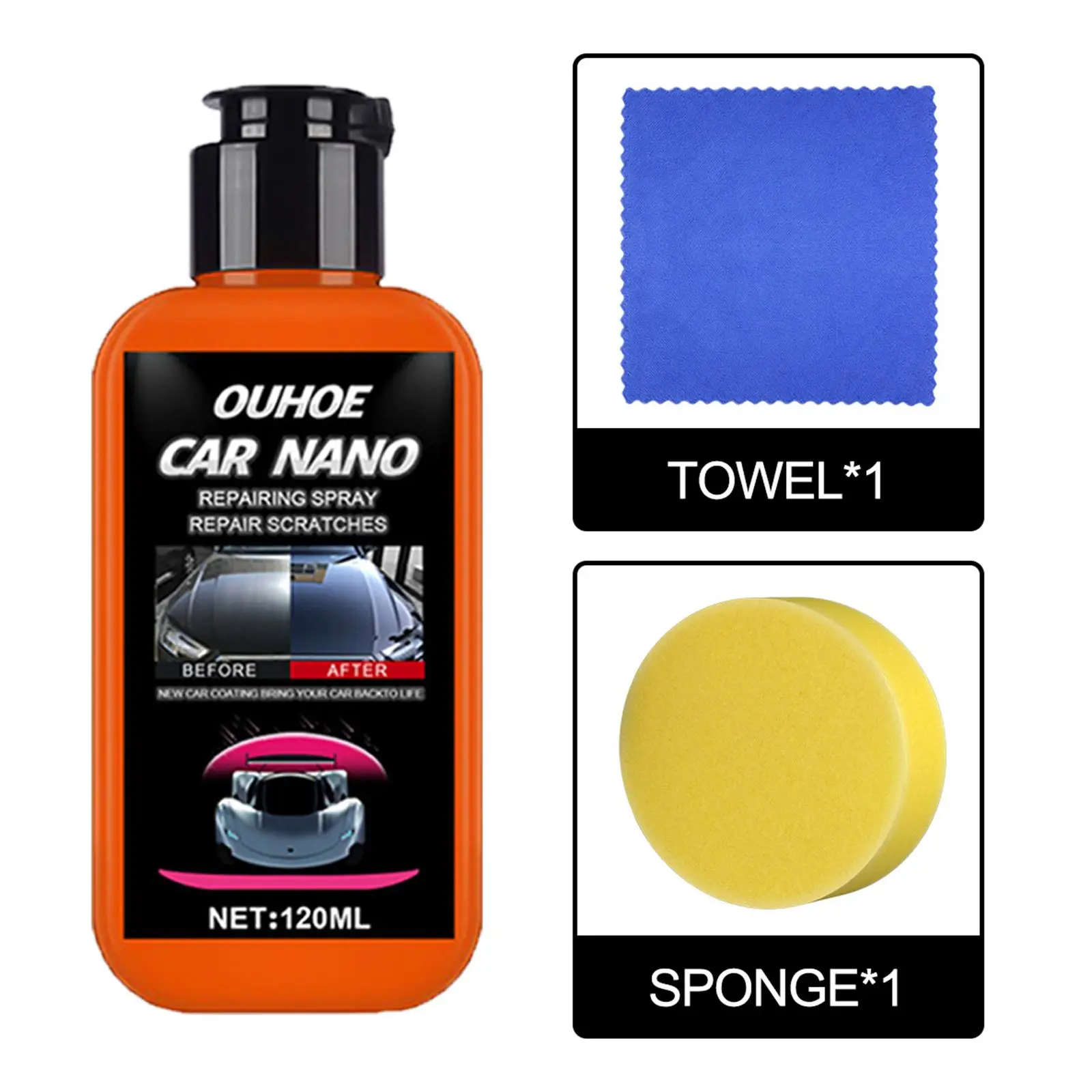 

Auto Coating Liquid , Paint Protect Stain Proof Anti Scratch Liquid Polishing