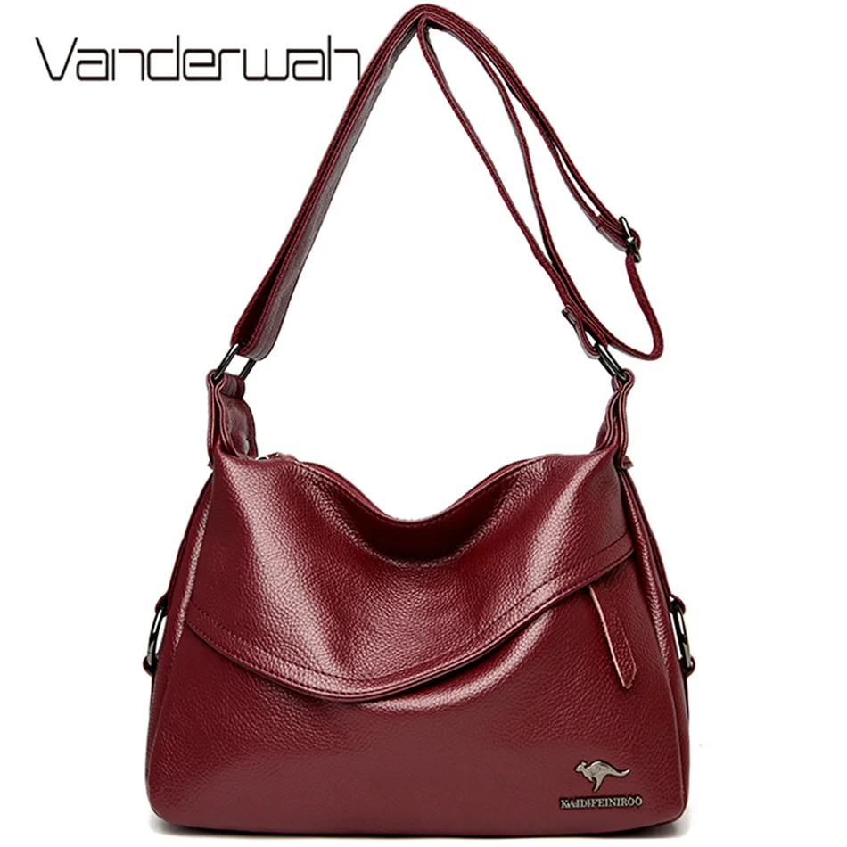 

Genuine Brand Sac A Main Soft Leather Shoulder Bags for Women Luxury Women's Crossbody Bag Designer High Quality Handbags