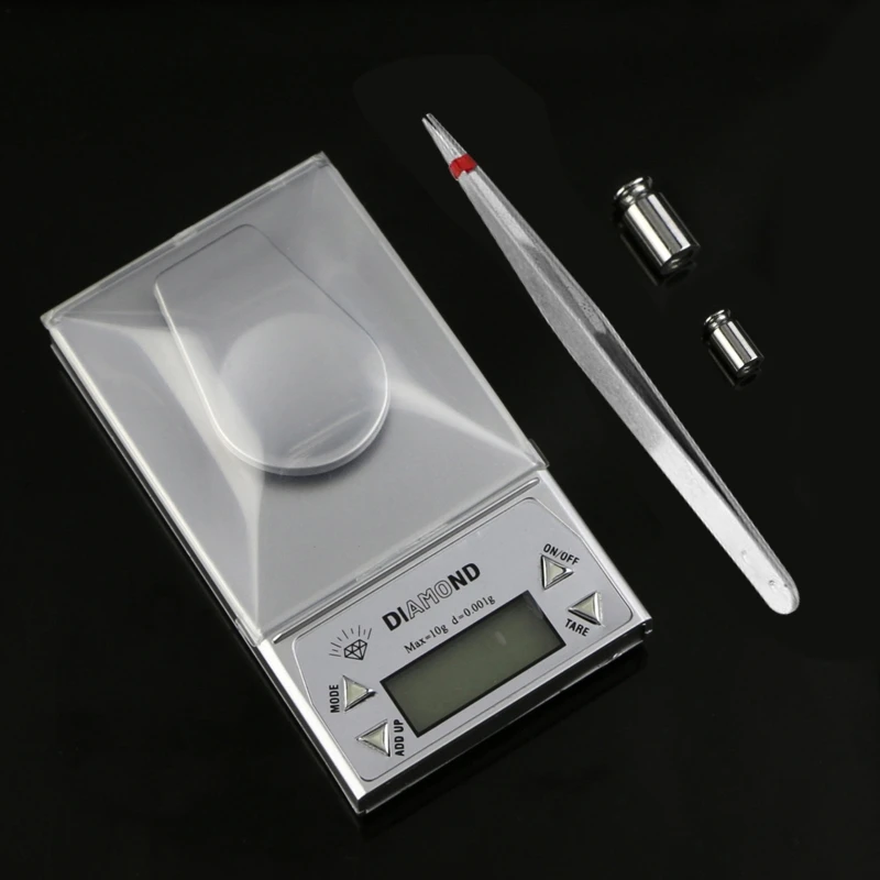 

10g/0.001g Milligram Precision Digital Jewelry Diamond Scale Weight Balance Gram