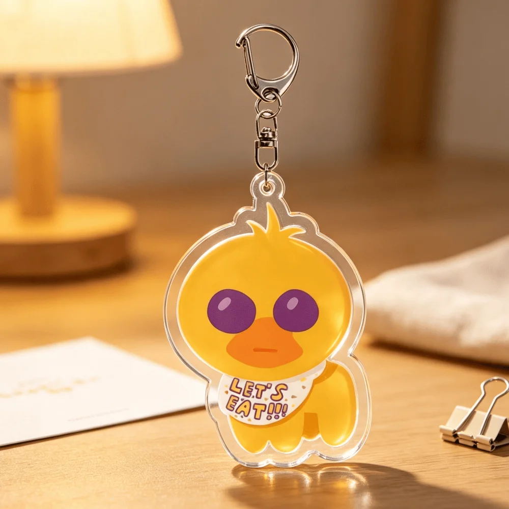 Акриловый брелок с персонажами игры FNAF: Фредди Фазбер, Бонни, Фокси, Чика. Милый подарок на праздник, украшение для рюкзака, подвеска. (art.: 3920dcffe10ab) - 3920dcffe10ab
