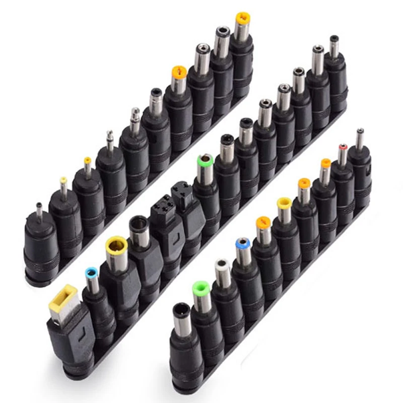 

34PCS 8PCS Universal AC DC Power Adapter Connector Tips 5.5mmx2.1mm Kits For Lenovo Thinkpad Laptop Power Supply Plug Jack Sets