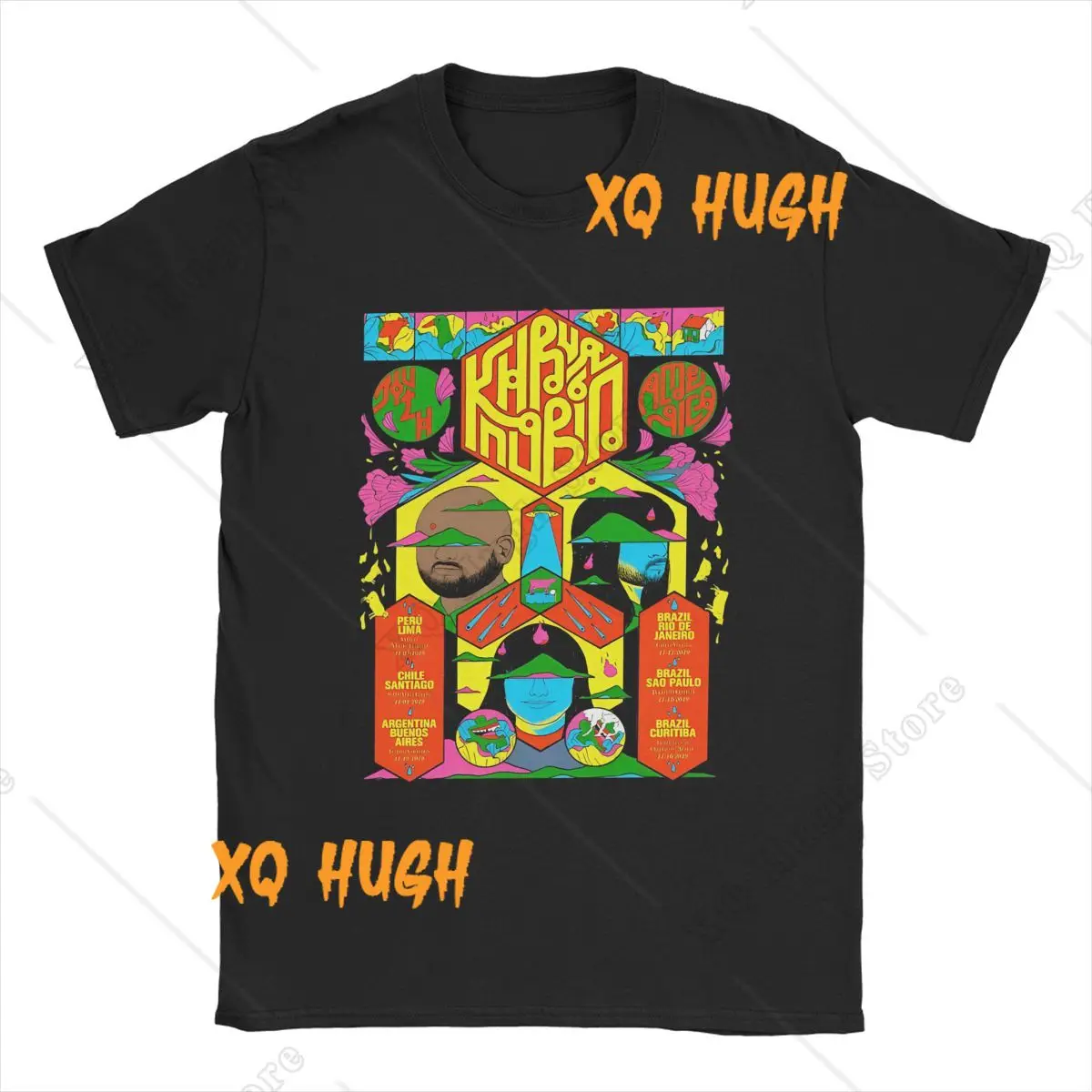 Футболка Khruangbin Laura Lee Мужская с коротким рукавом Постер в Южную Америку топ