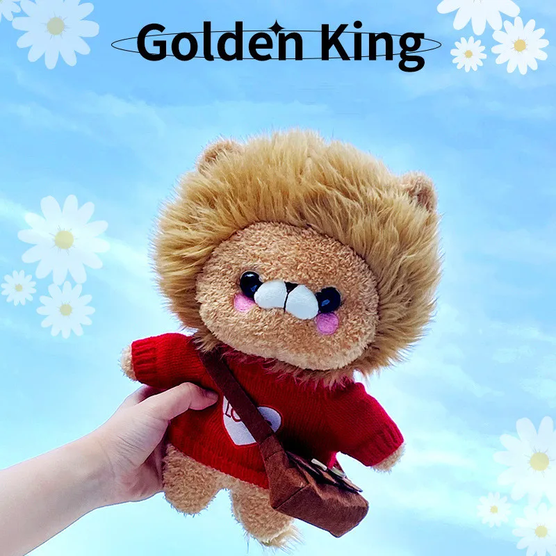 

Милые плюшевые игрушки «Золотой король», 30 см