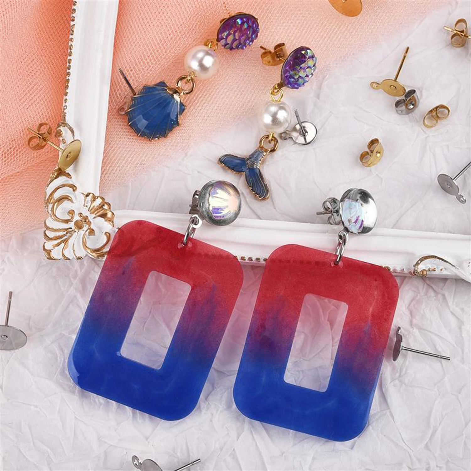 20-100pcs Stainless Steel 3-6mm High Quality Multicolor Polished Round Ball/Plug Stud Earrings Safe Anti-Allergy Studs - купить по