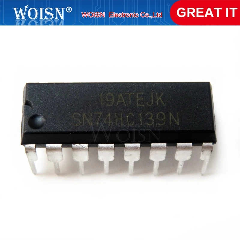 5 шт./лот SN74HC139N DIP16 SN74HC139 DIP 74HC139N 74HC139 DIP-16 новая и оригинальная фотография - купить по