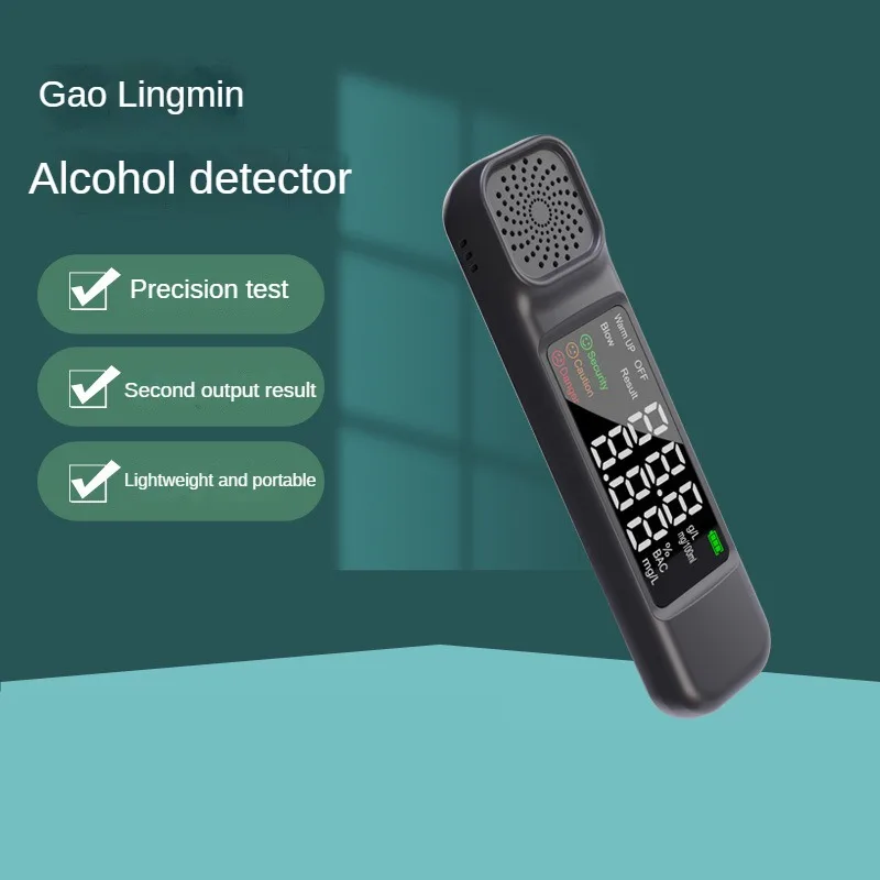 

Portable Alcohol Tester Breath Alcohol Concentration Detector Charging Drunk Driving Tester Alcohol Tester