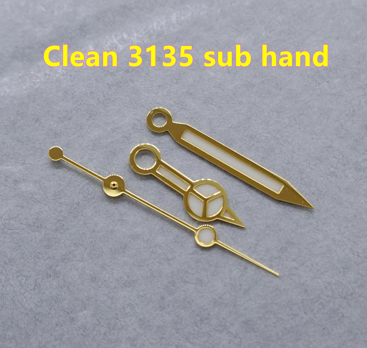 

Best quality clean factory Watch hand parts gold Watch Hands SUB 3135 movement Blue Luminou 116613 116619 for 40mm