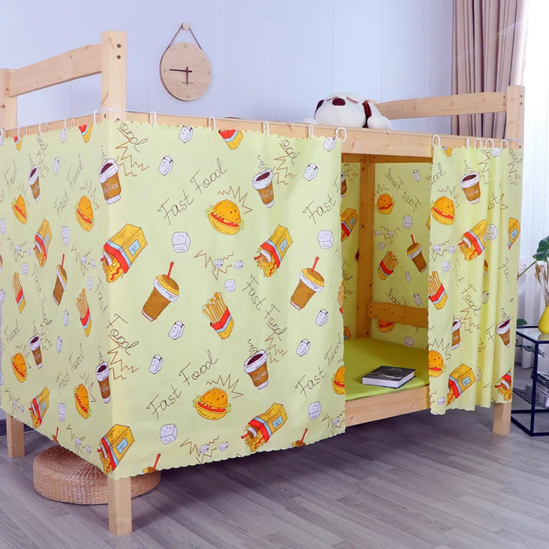 Занавеска для кровати в общежитии шторка студентов двухъярусная верхняя и