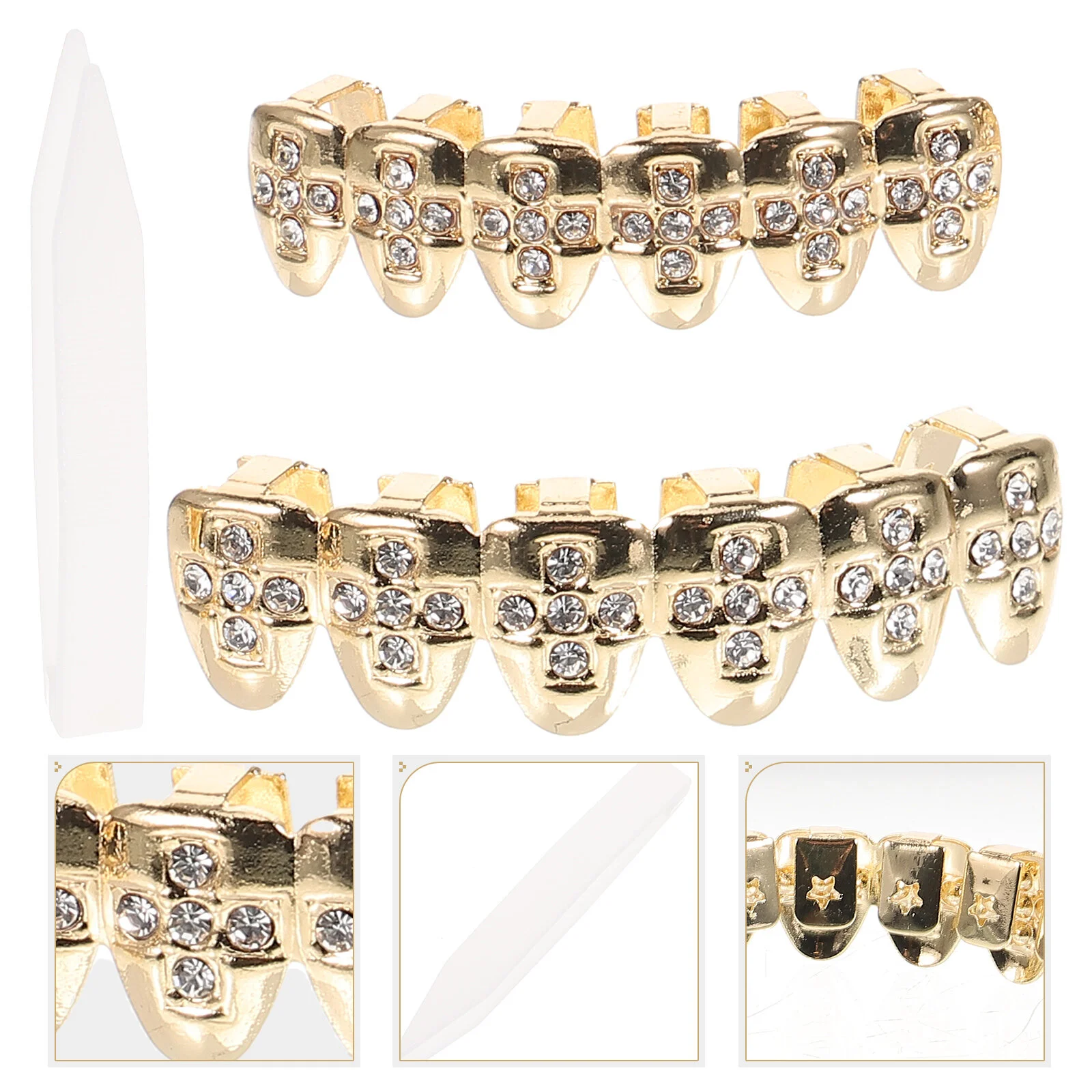 Metal Grills Teeth Decorative Jewelry Your Kids Tooth Gems Accessories Hip-pop Supply Mouth Shiny