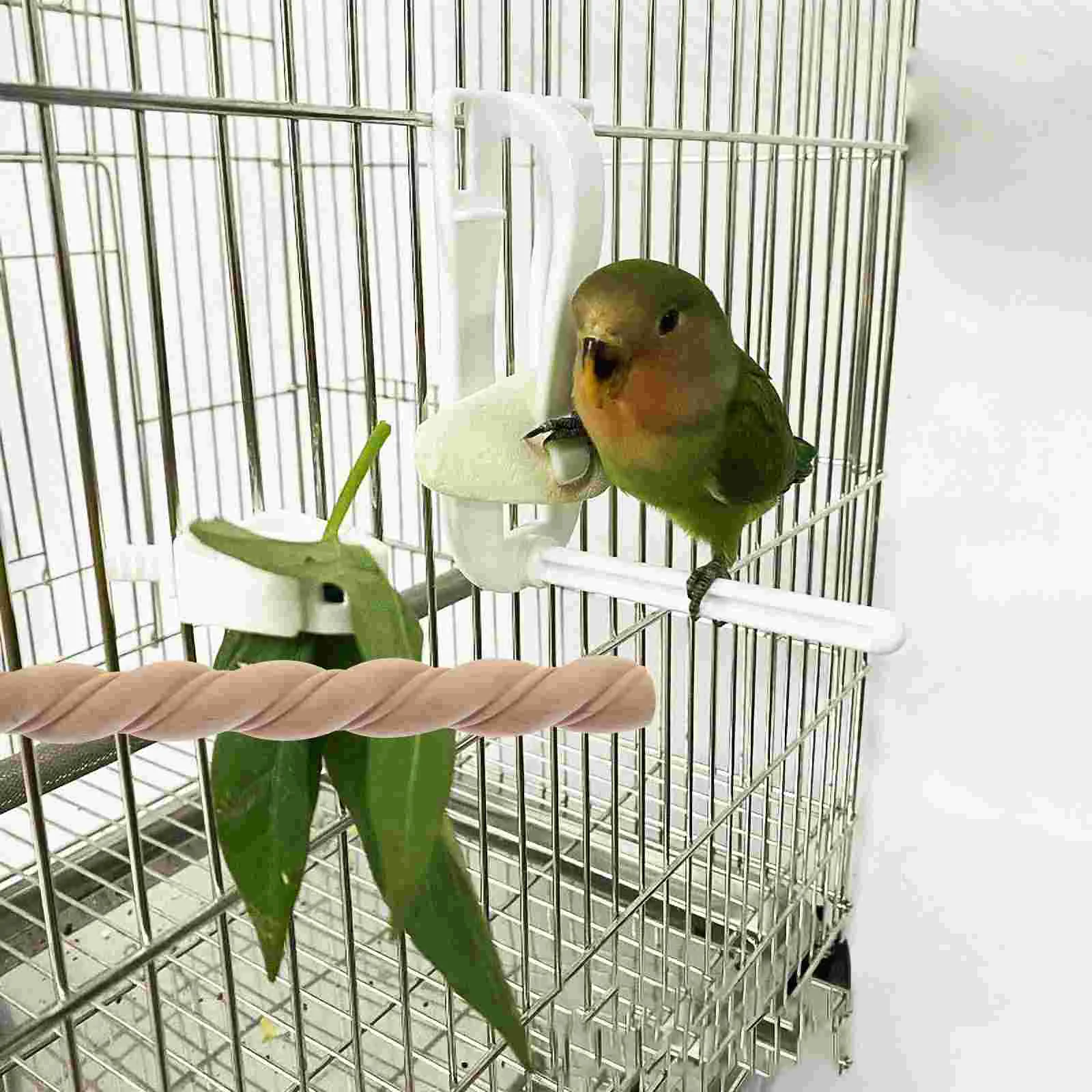 

Bird Cage Frame Parakeet Perch Toy Tree Cockatiel Toys Stands Parrots Birdcage Wood Branches