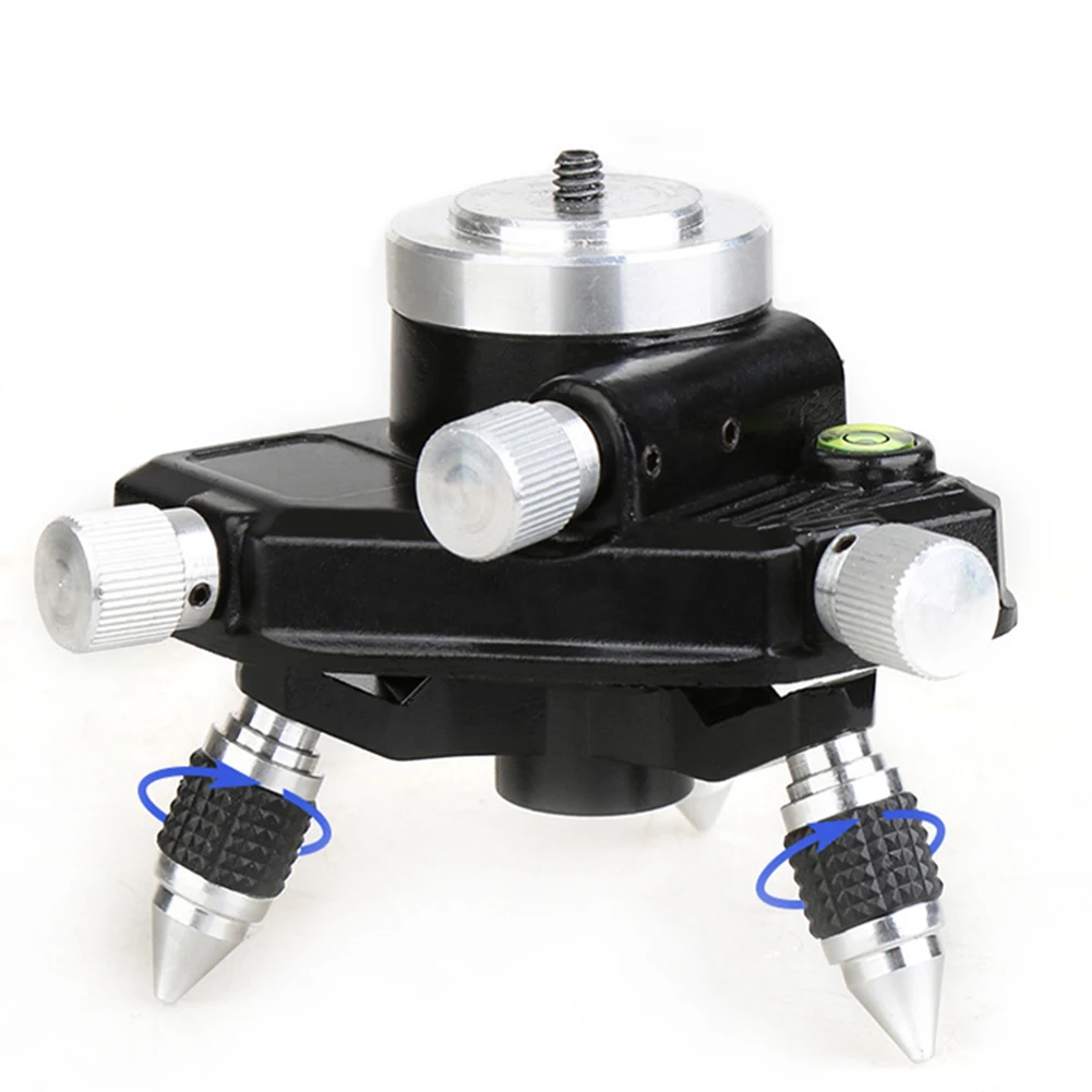 

Aluminum Alloy Laser Level Lifting Platform Bracket Leveling Machine Lift Stand 62mm Height Adjustable Laser Level Lift Bracket