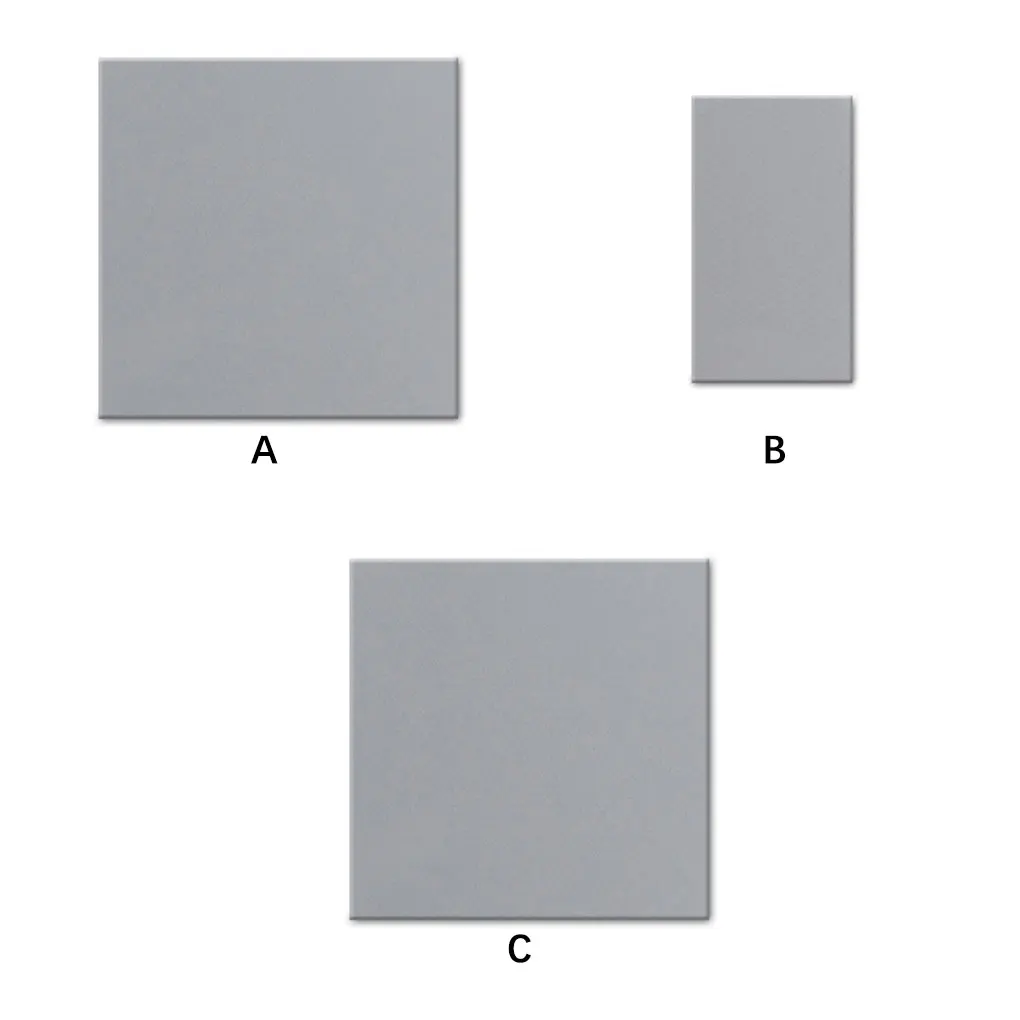 

Термопрокладка силиконовая для смазки, профессиональный Теплопроводящий лист, замена настольных аксессуаров, 85x45x1 0 мм 16 8 Вт