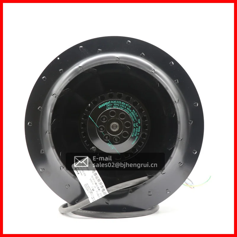 

_ 230V AC 0,63/145 a 2650 W об/мин цельнометаллический центробежный охлаждающий вентилятор для электроблоков питания EPU