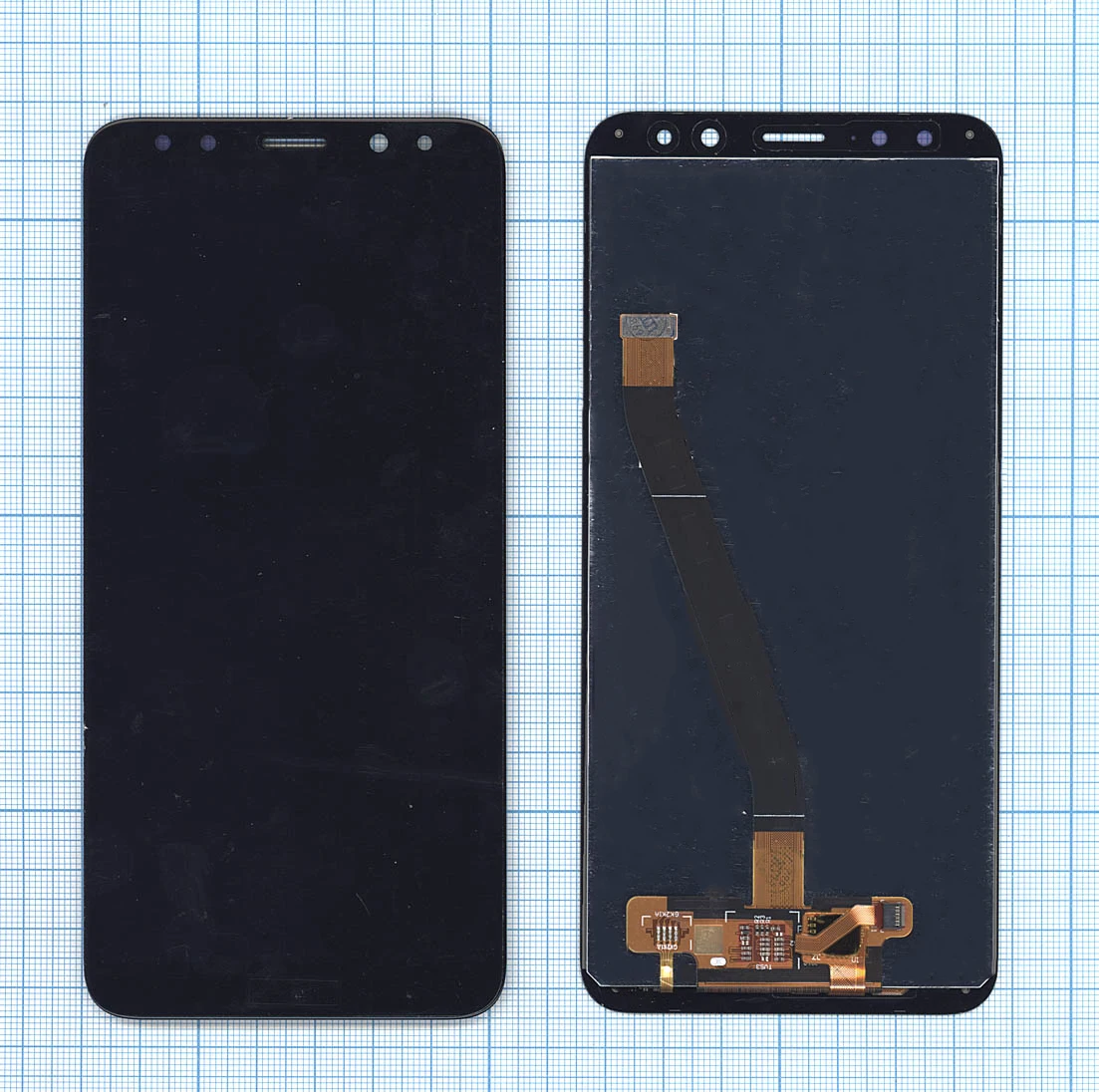 Дисплей (экран) в сборе с тачскрином для Huawei Nova 2i Mate 10 Lite черный (Premium LCD) | Мобильные