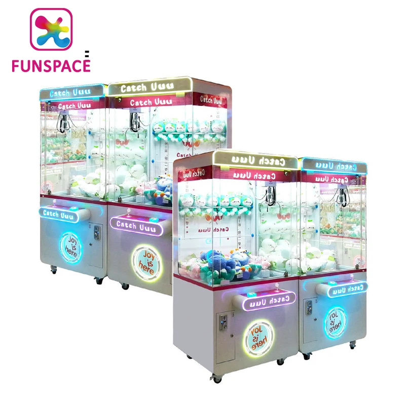 Фото Игровой автомат Funspace Doll Park: Дешевый аркадный призовой автомат с краном для ловли игрушек (на монетах) №5