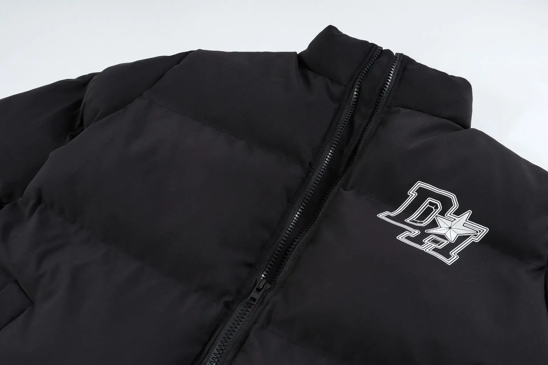 Winter Jacket Men Parkas Thicken Warm Coat Mens Stand Collar Letter Print Casual Y2K Women Fashion New Streetwear Zip Up