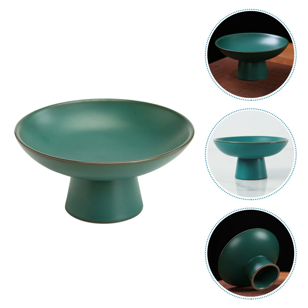 

Fruit Storage Footed Platters Dish Ceramic Dessert Stand Cake Tray Serving Plate Platter Pastrybread Container Bowl Snack Party
