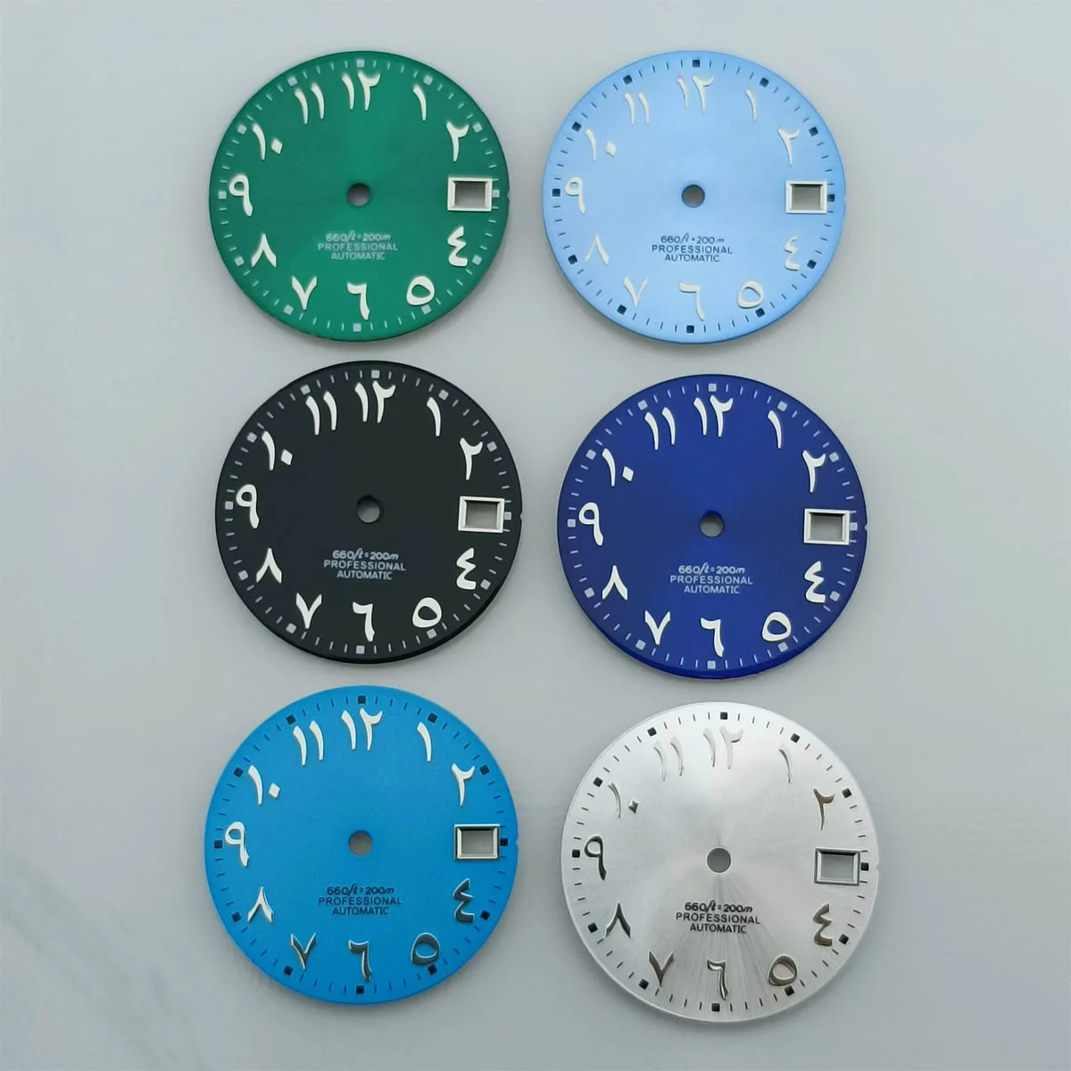 Циферблат часов 28 5 мм циферблат NH35 с арабскими буквами без светящегося подходит