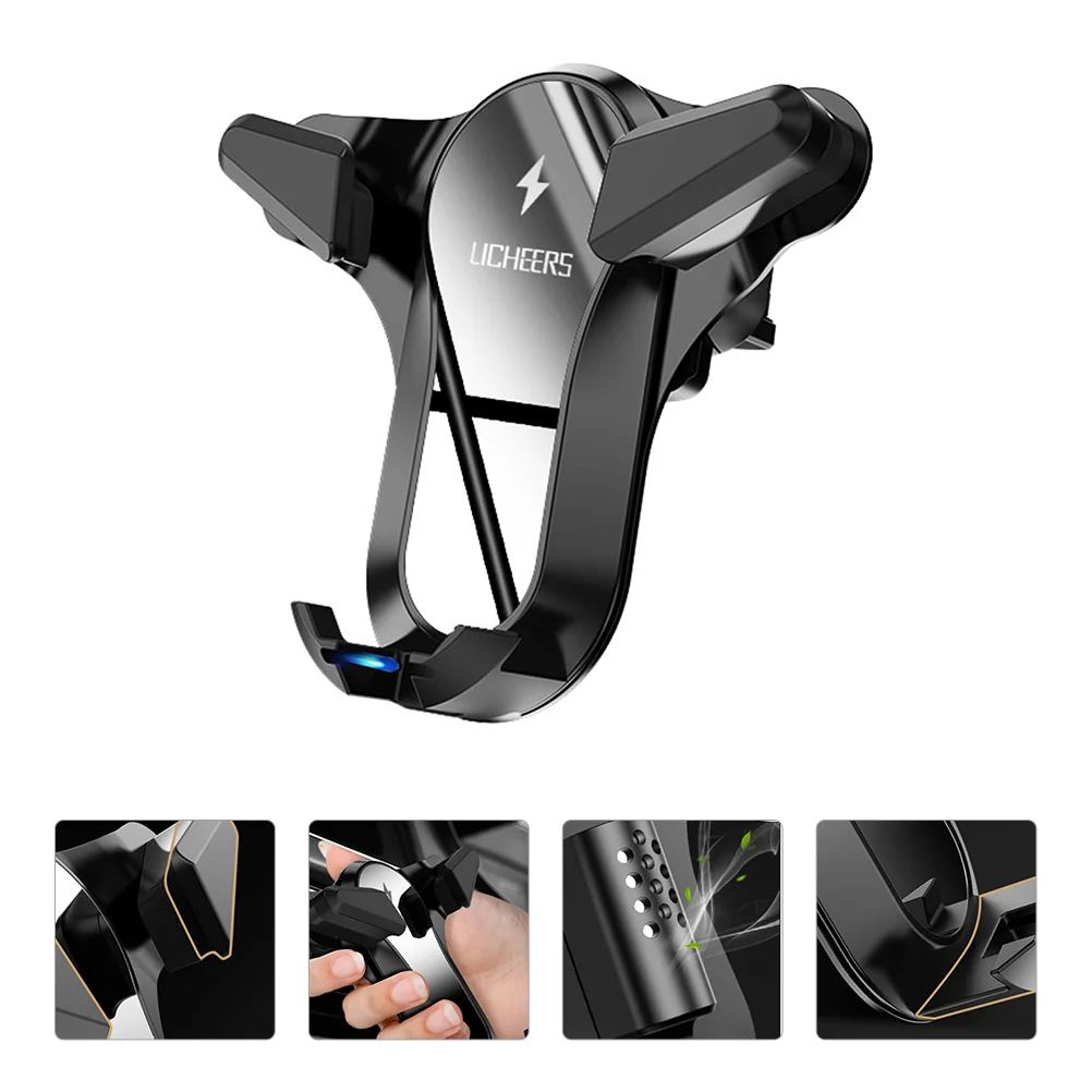 

1pc Car Easy to Install Rotatable Charging Rack Wireless Bracket Stand for