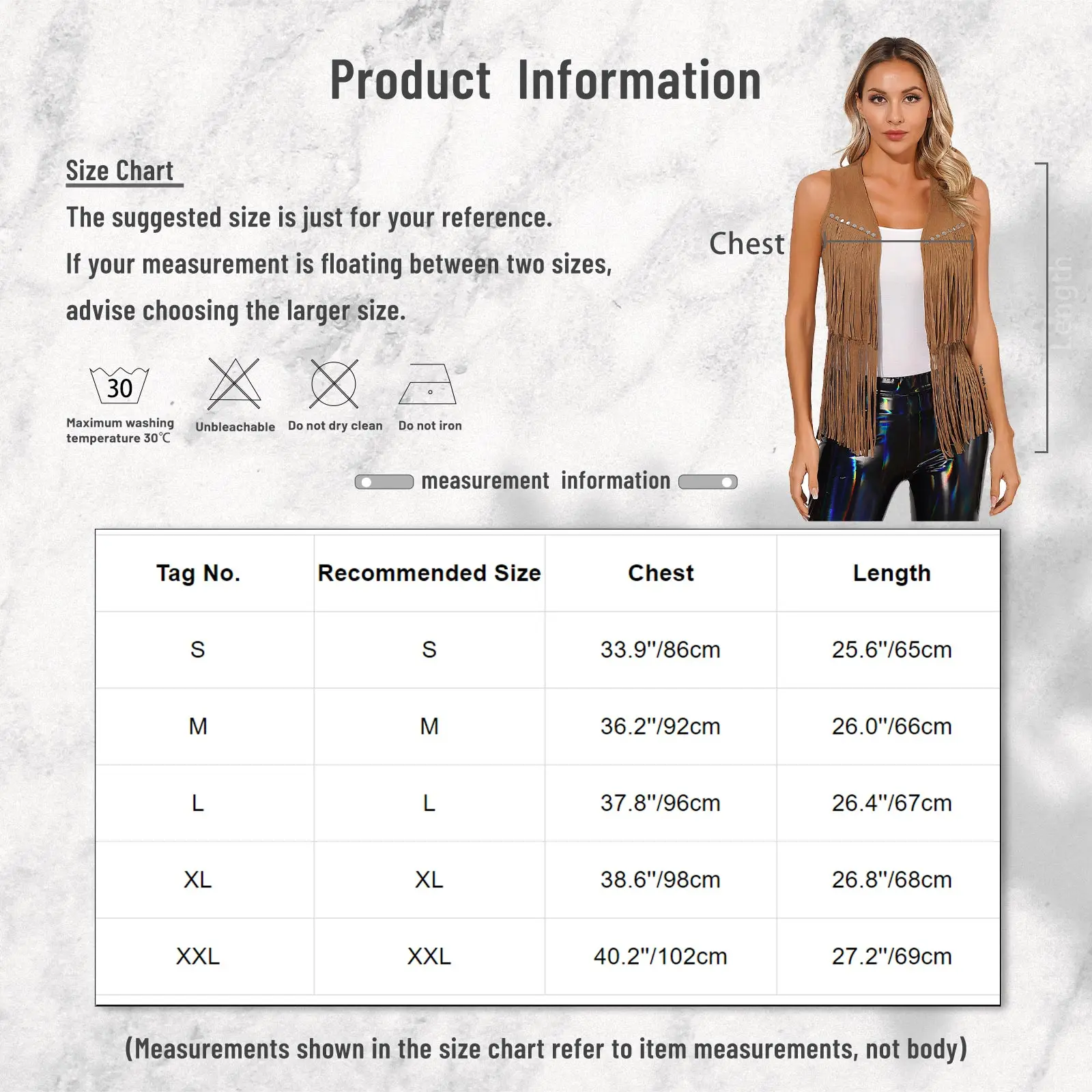 Женский жилет из искусственной замши с кисточками модный заклепками и бахромой