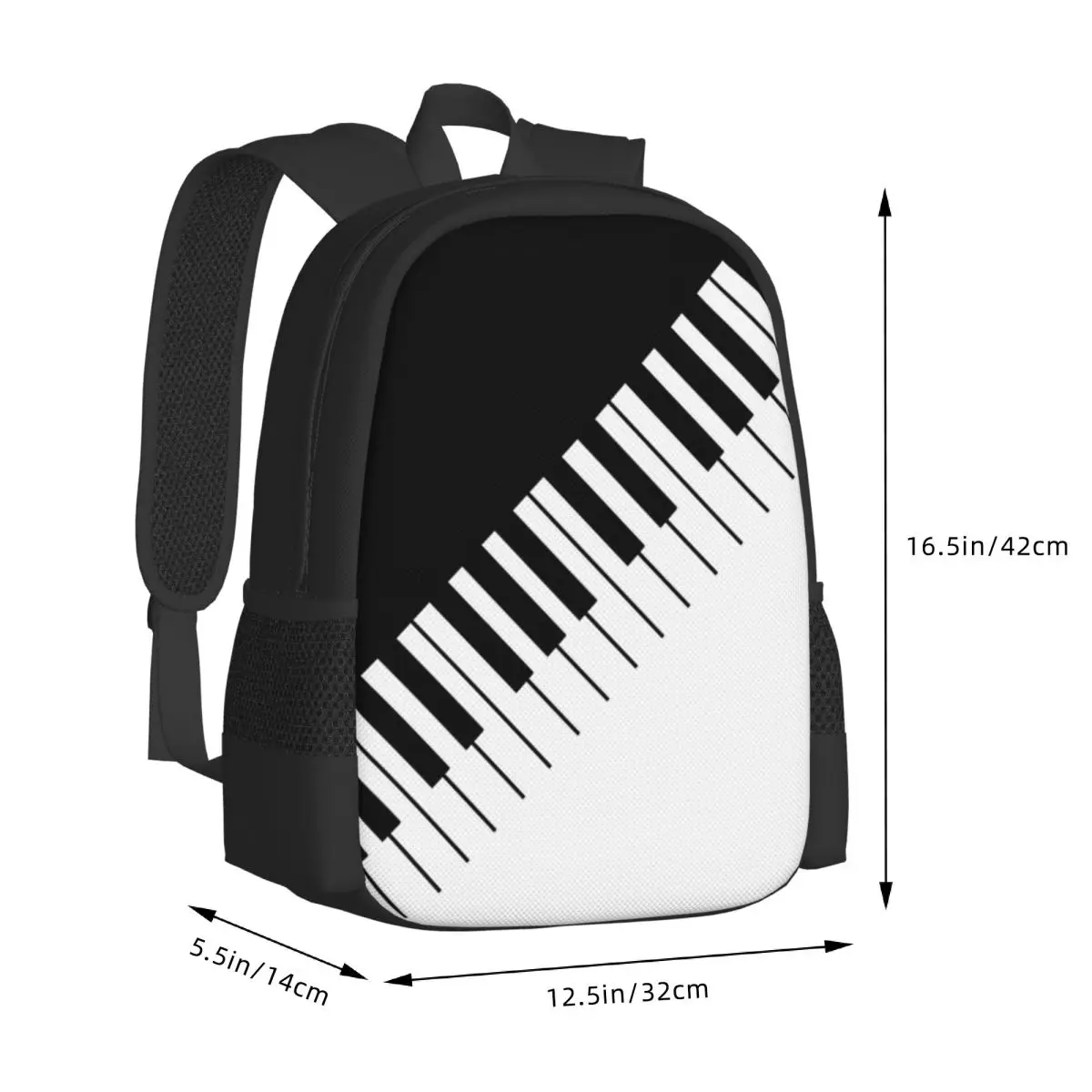 Рисунок 2 - Простой стильный школьный ранец Bling Music Note Piano