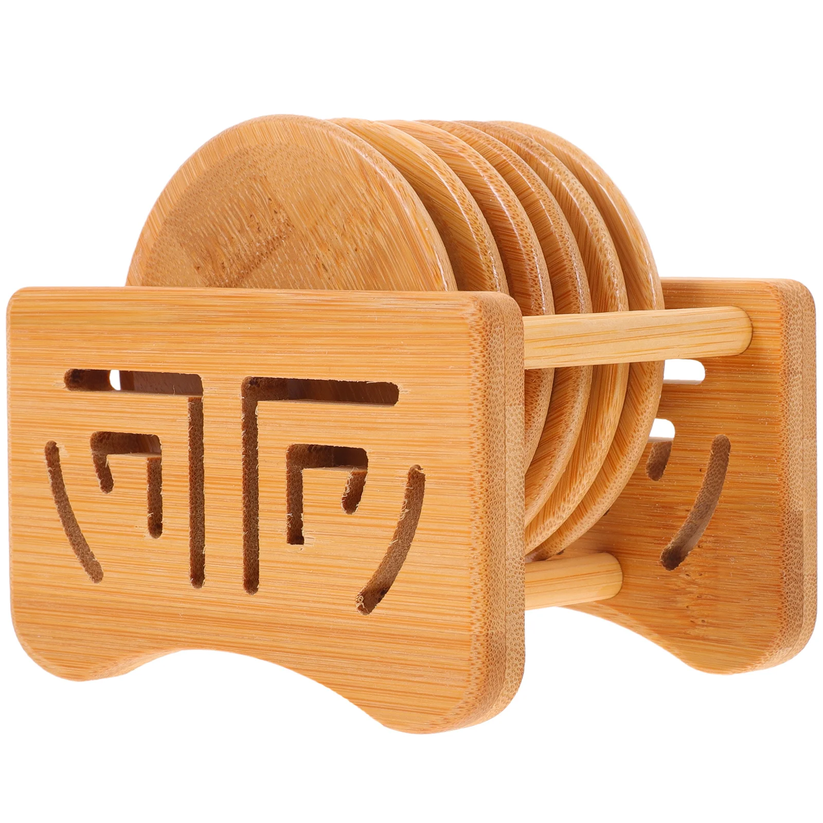

Hot Coasters Cup Bamboo Round Mat Trivet Pad Coaster Drink Tea Pot Set Wooden Holder Mug Cushion Trivets Wood Dishes Chinese