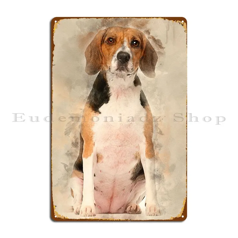 

Beagle 2 года, сидячие металлические знаки для кинотеатра, забавный стиль, клубный персонаж, Настенный декор, жестяной знак, плакат