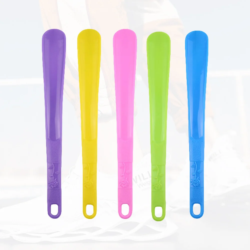 

5pcs Colorful Shoe Extractors Shoe Lift Device Portable Shoe Lifter Shoe Pole for Man Kids Woman