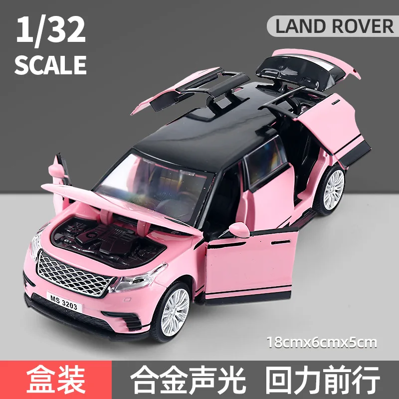 

Модель автомобиля Land Rover Range Rover Evoque в масштабе 1:32, модель литая из металлического сплава, модель автомобиля со звуковым оформлением, коллекционная детская игрушка, подарки F410