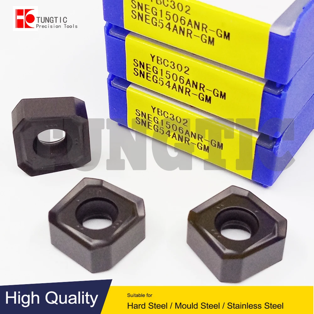 

Фрезерный резец SNEG1506ANR-GM YBC302, карбидная вставка с ЧПУ, токарный станок, режущий инструмент, обработка металла, токарные инструменты SNEG 1506ANR 1506 ANR