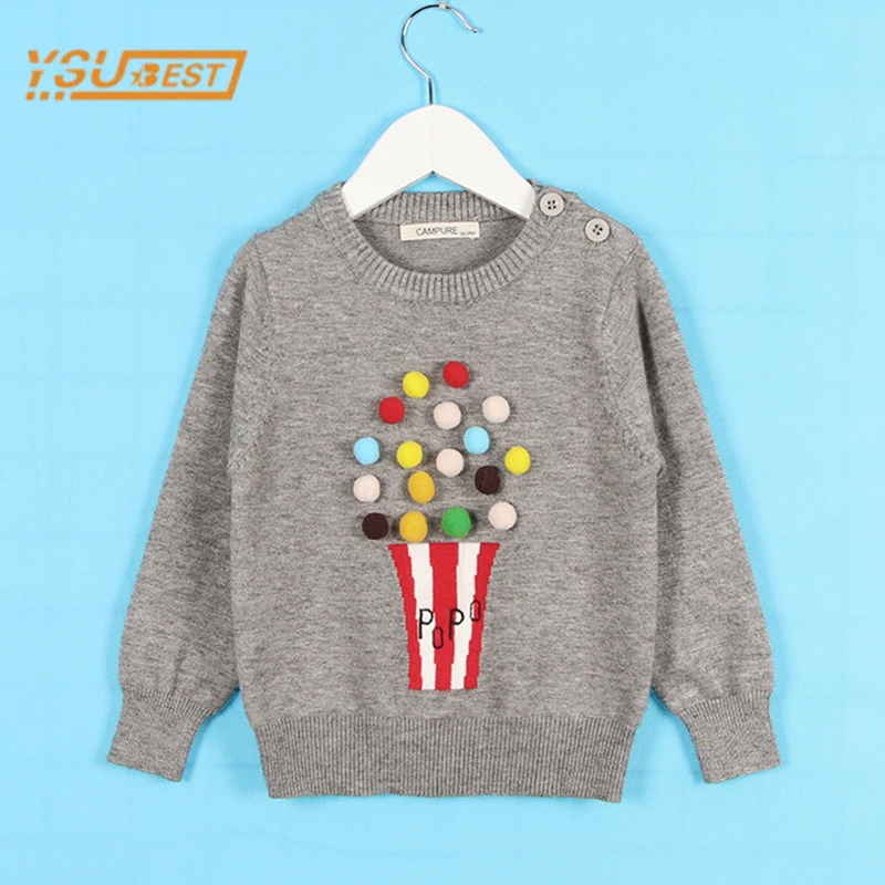 

Осенний однотонный пуловер для маленьких мальчиков и девочек, Свитера для маленьких мальчиков и девочек с длинным рукавом, карамельные цве...