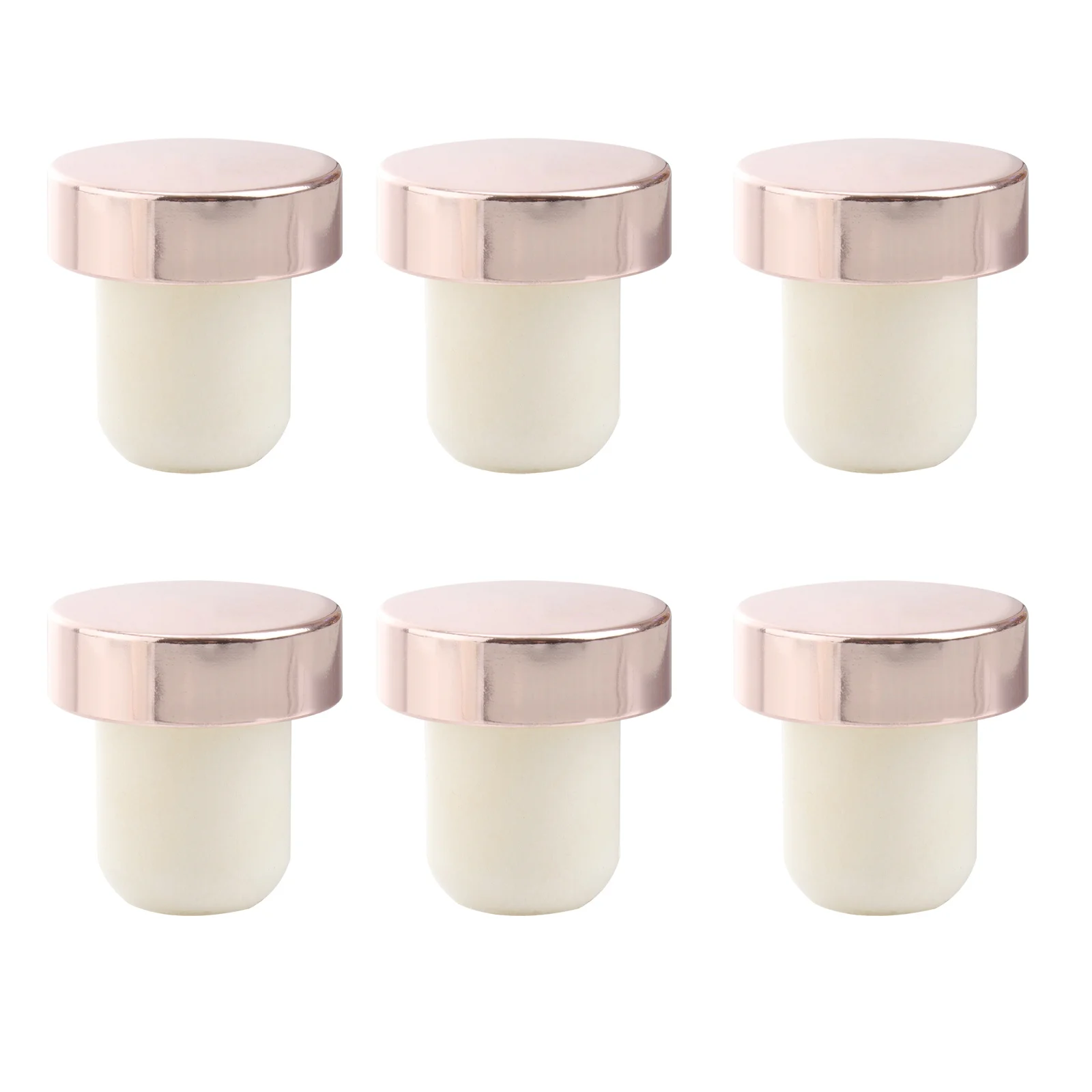 

6 Pcs T- Shaped Stoppers Personalized Stopper Bottle Stopper Cork Sealing Plug Champagne Stopper