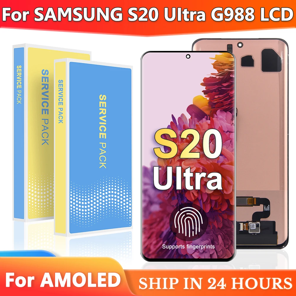 S20 Ultra Дисплей для Samsung G988B G988 ЖК-дисплей с дигитайзером сенсорного экрана в сборе