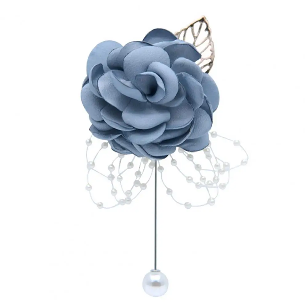 

Beautiful Wedding Corsage Romance Party Tassel Realistic Flower Wedding Corsage Groom Corsage Wedding Brooch