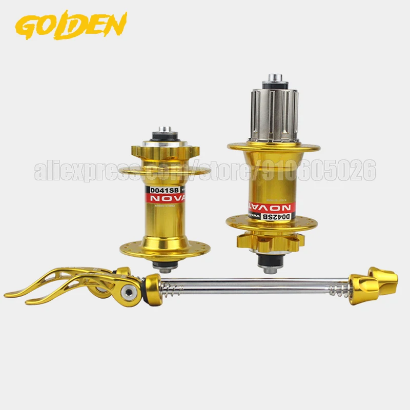 Ступица велосипедная Novatec D041SB D042SB 9*100 мм/10*135 мм