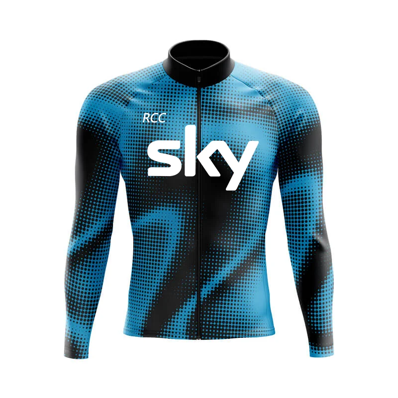 Мужской Велосипедный Трикотаж RCC SKY 2024 Топ С Длинными Рукавами Для Горного