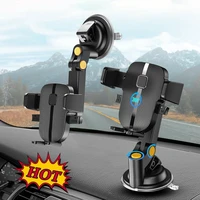 360 degrees rotating car mount holder stand windshield dashboard suction cup phone gps folding bracket
