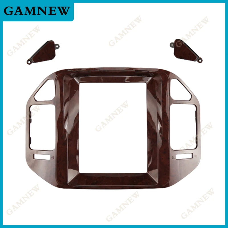 

Автомобильный радиоприемник 9,7 дюйма, 2 Din, облицовка для MITSUBISHI V73 PAJERO 2004-2011, мультимедийная рамка в стиле Tesla, отделка панели видеоплеера