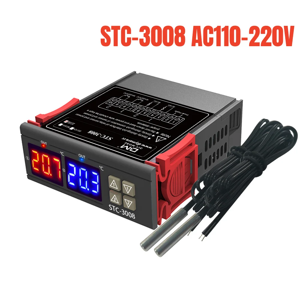 

Цифровой терморегулятор diymore STC-3028/STC-3000/STC-3008