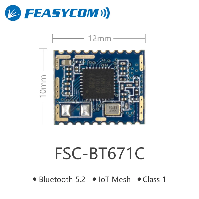 Silicon Labs EFR32BG21 FSC-BT671C Bluetooth 5,2 сетевой модуль с широким диапазоном