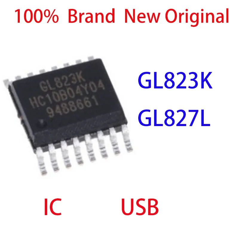 

GL823K GL827L GL823 GL827 100% Brand New Original IC SOP