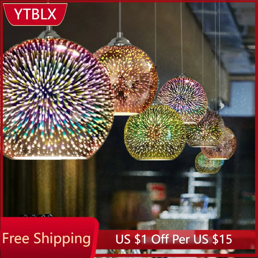 

Подвесной ретро-светильник с витражом, лампа для кухни, гостиной, бара, спальни, промышленные светильники, комнатная Марокканская Подвесная...