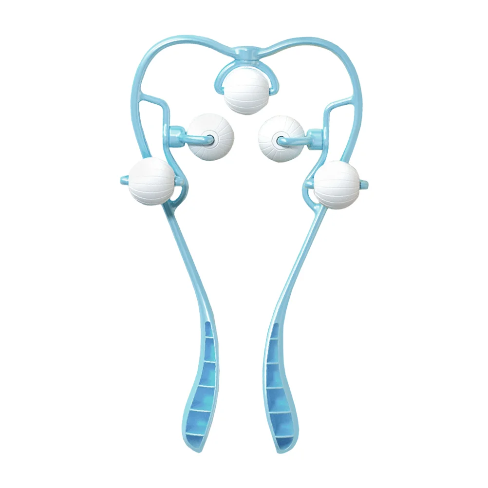 

5-Ball Cervical Household Tools Neck Rollers Neck Relax Handheld Yoga Roller Abs Leg Rollers