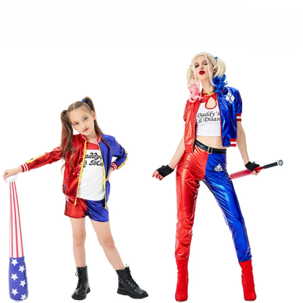 Харли Квинн Косплей Костюм для Хэллоуина Отряд самоубийц Тема фильма детей и