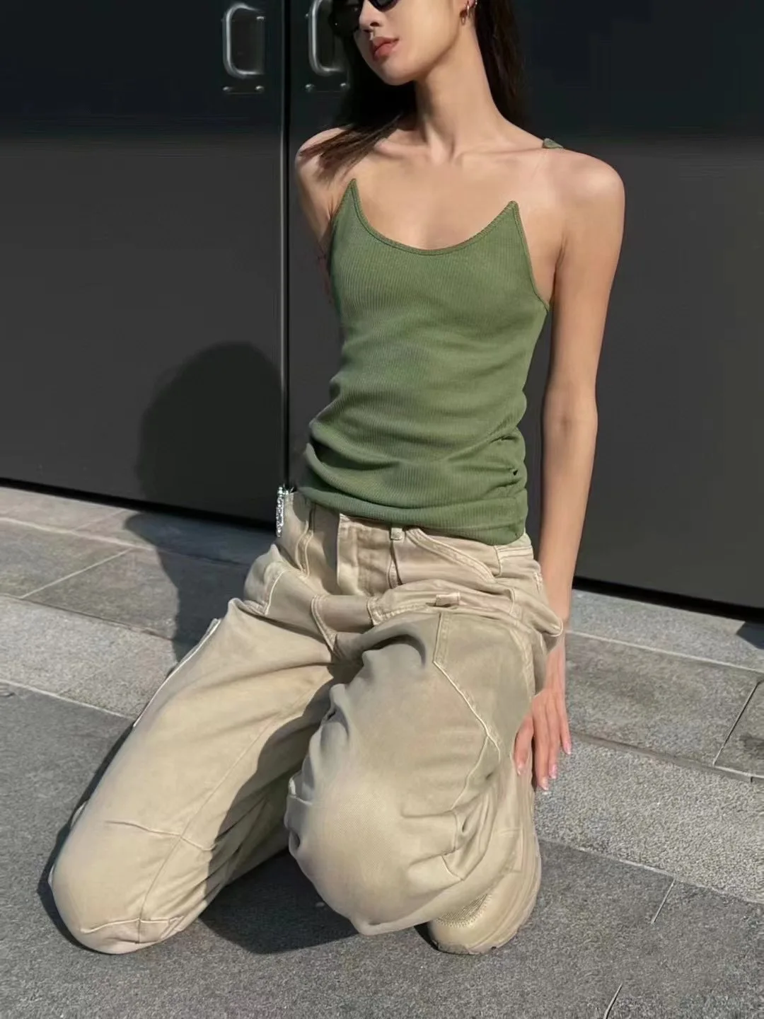 

Женский прозрачный ремень без бретелек без рукавов