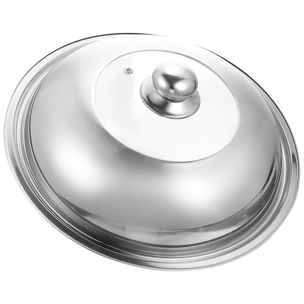

Glass Stainless Steel Pot Lid Universal Lids Replacement Frying Pan Cover Metal