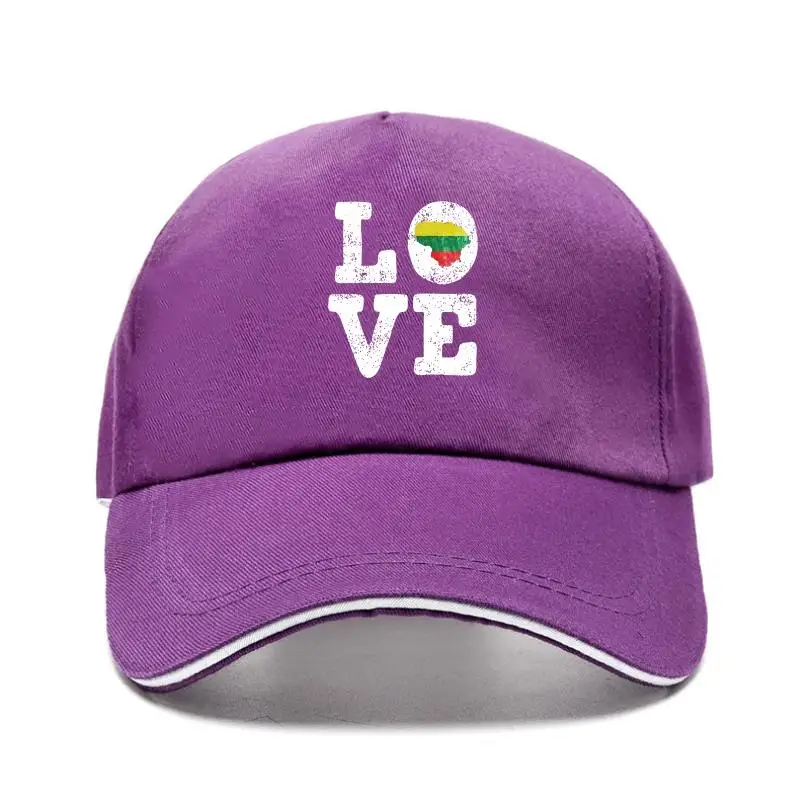 

Bill Hat Fashion men Baseball Cap bioshick Lithuania Love Retro Flag Vintage Design